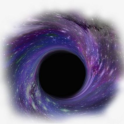 Черная дыра без фона