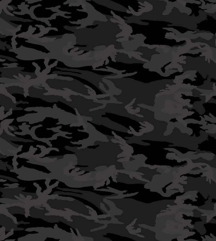 Ткань Black Camo Urban