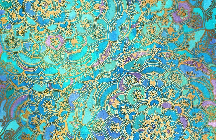 Ткань с восточным орнаментом