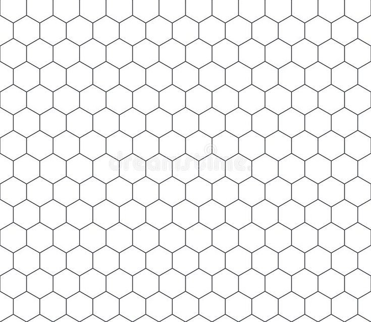 Гексагональная сетка а4