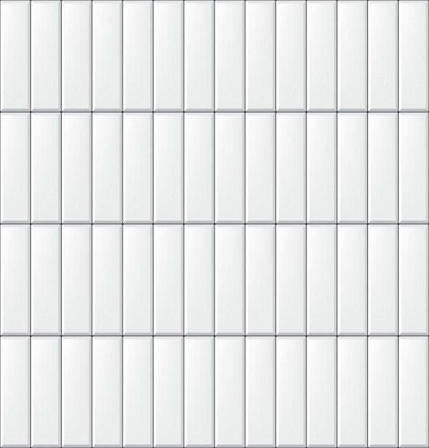 Плитка белая прямоугольная