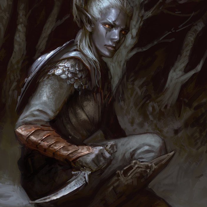 Джефф изли темный Эльф