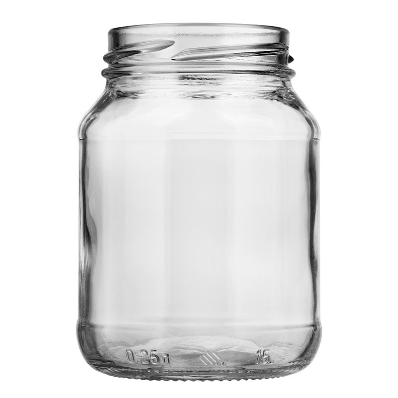 Стеклянная банка 0,250 л (250 мл) стеклобанка Твист в66а