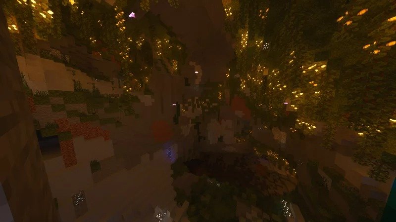 Светящаяся руда майнкрафт в 2к разрешении обои