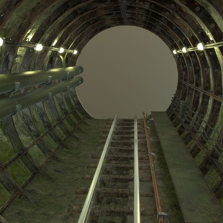 Стена тоннеля метро