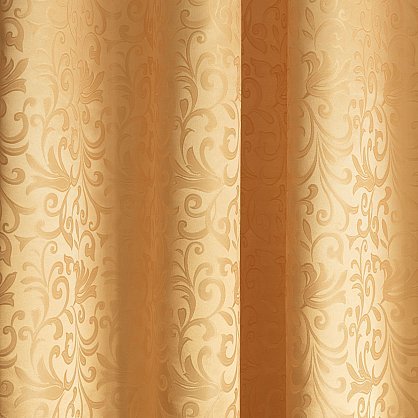 Комплект портьер Орион золотистый