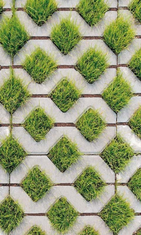 Экопарковка газонная решетка