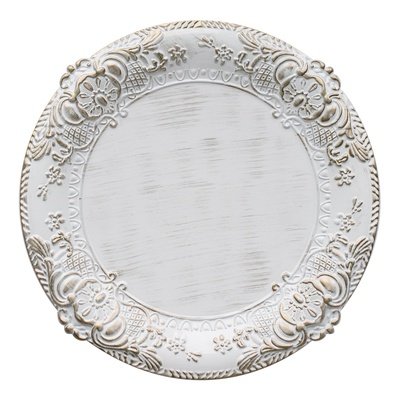 Тарелка 35 см подстановочная коралл Gold