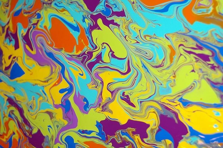 Смесь красок