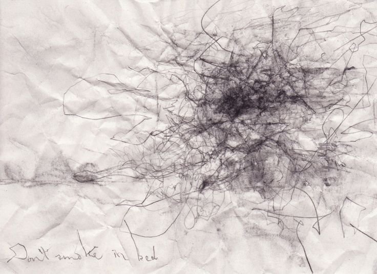 Красные каракули текстура