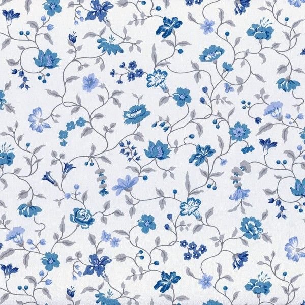 Голубой узор