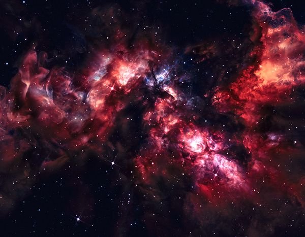 Туманности в космосе