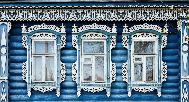 Резные наличники Суздаль