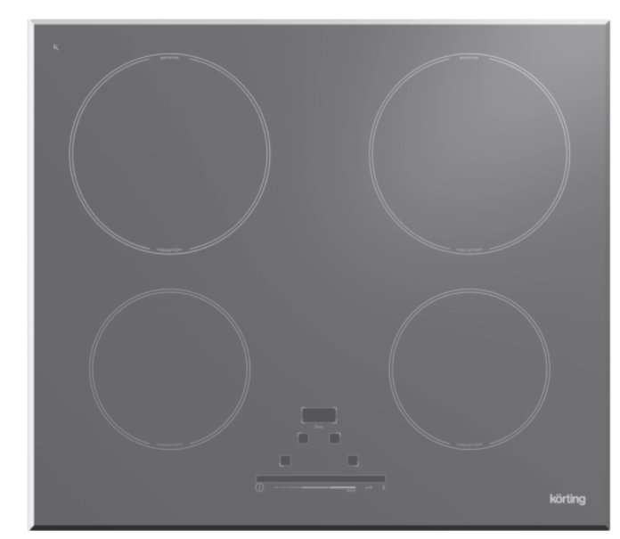 Индукционная варочная панель korting