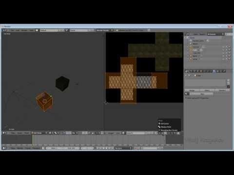 Запекание текстур в Blender