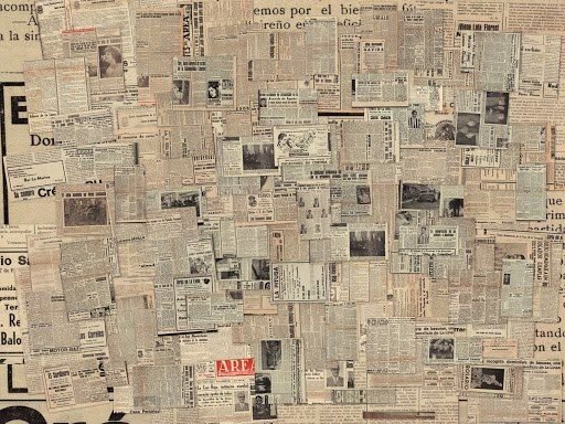 Обои газета для стен