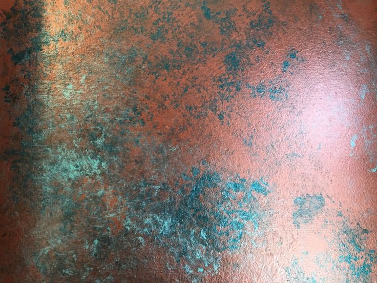 Медь с патиной текстура