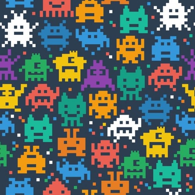 Пиксельные орнаменты