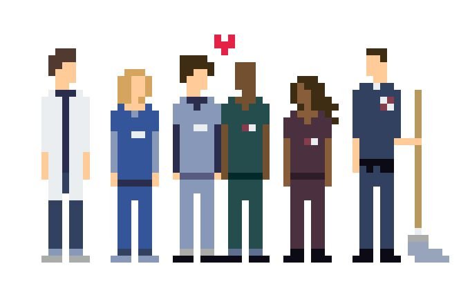 Пиксельный человек