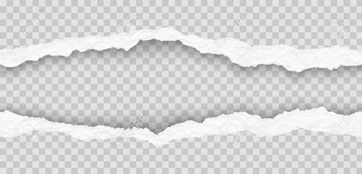 Рваный край бумаги