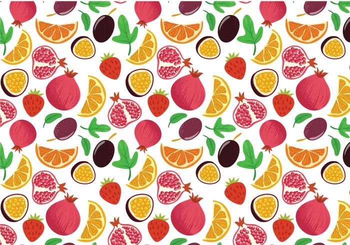 Овощи фрукты паттерн вектор