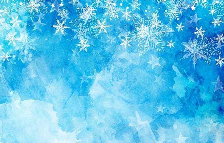 Фон снежинки