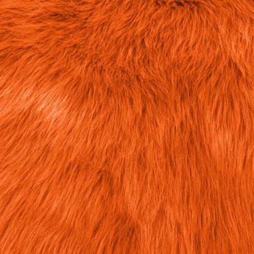 Оранжевая шерсть