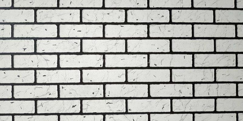 Панель МДФ кирпич белый 2440x1220x6