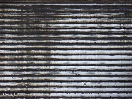 Текстура гофрированного металла