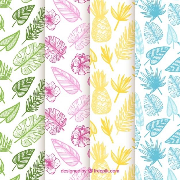 Паттерн бесшовный лето