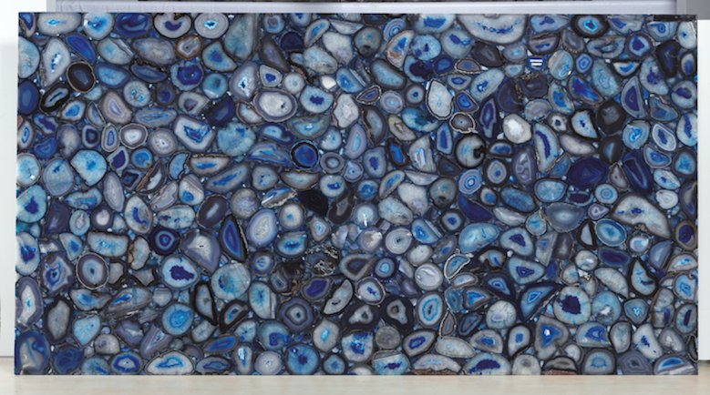 Синий агат Оникс слэб