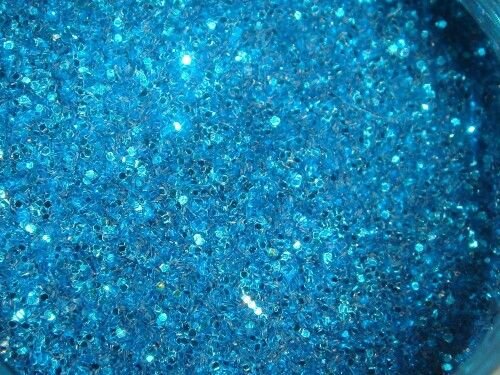Синие блестки