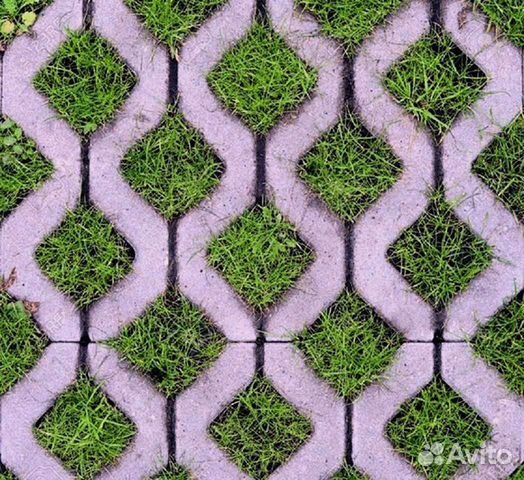 Экопарковка газонная текстура