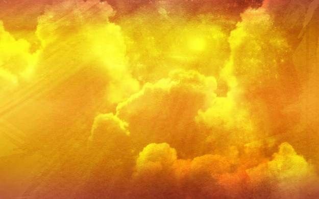 желтое небо