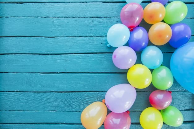 Праздничный фон с шарами