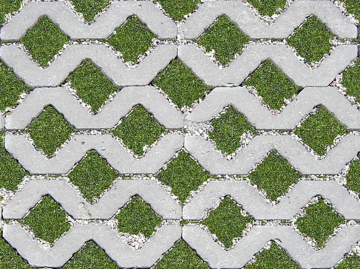 Брусчатка тротуарная экопарковка