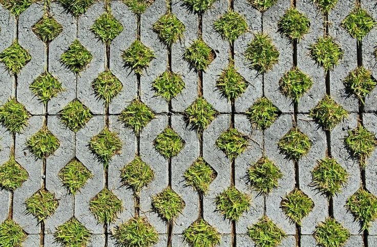 Экопарковка газонная решетка