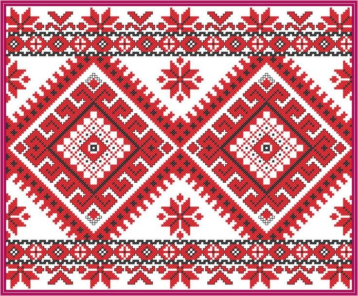 Рушники кубанских Казаков орнамент