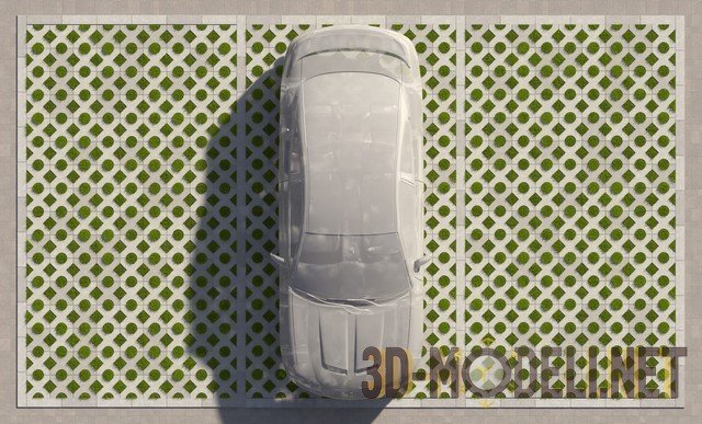 Экопарковка вид сверху