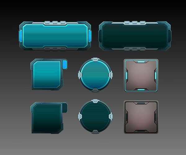 Кнопки интерфейса