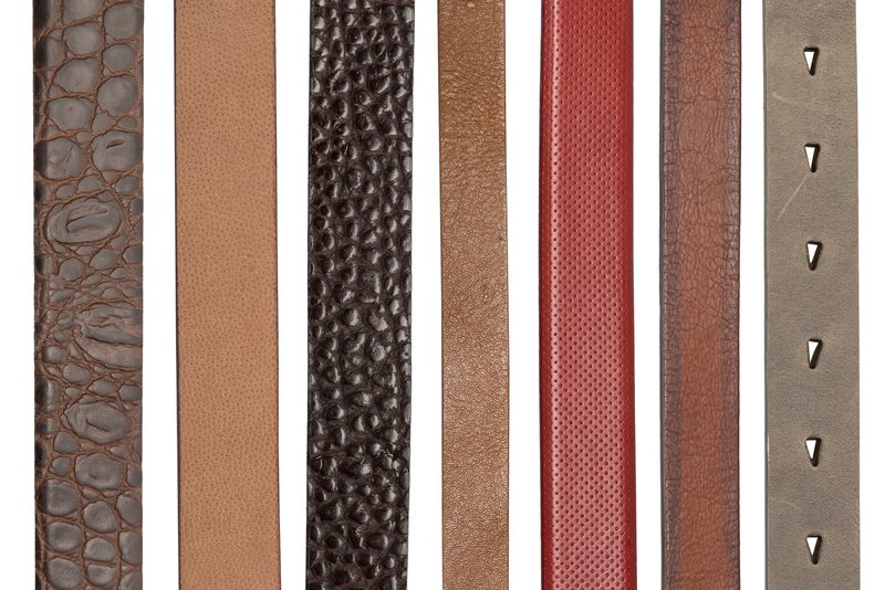 Кожаный ремень текстура