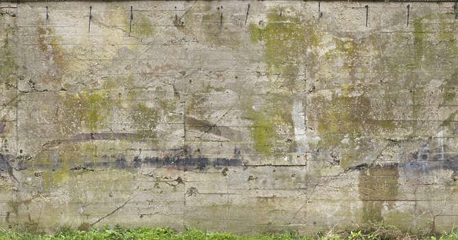 Бетонная стена бункера