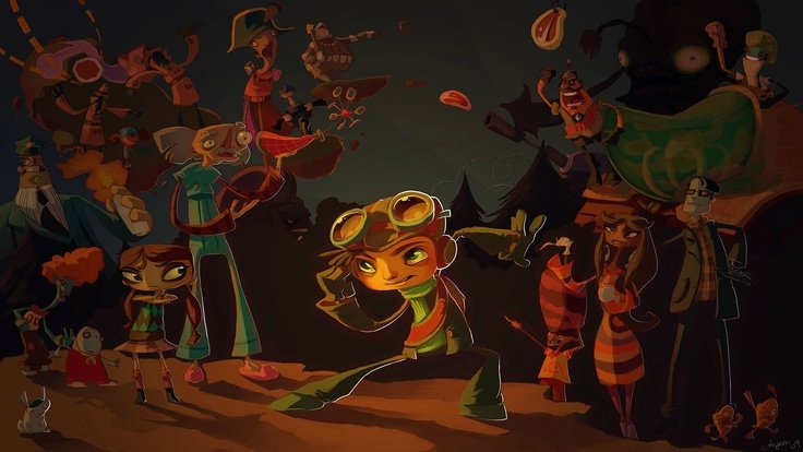 Psychonauts Art