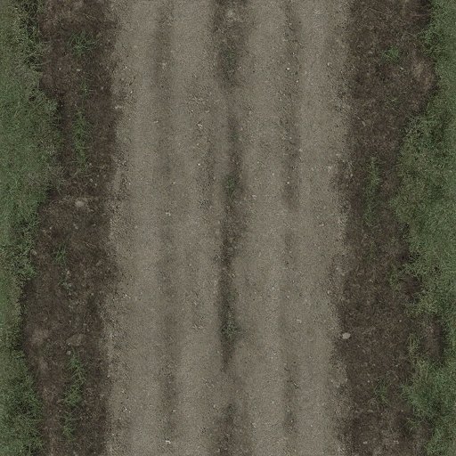 Текстура проселочной дороги