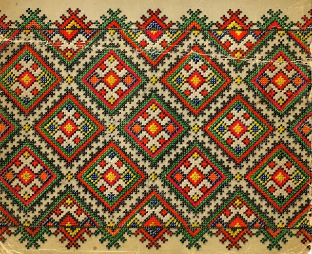 Башкирский народный орнамент вышивка