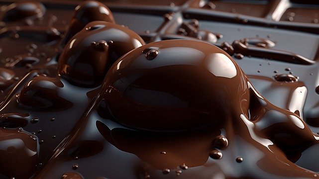 Расплавленный шоколад фото
