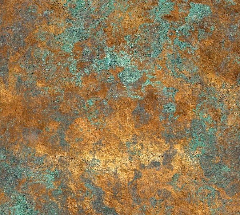 Патинированная медь текстура
