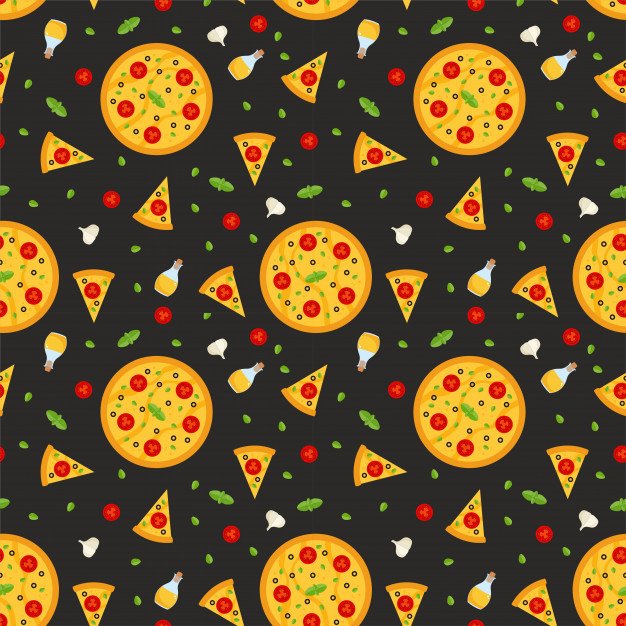 Пицца паттерн вектор