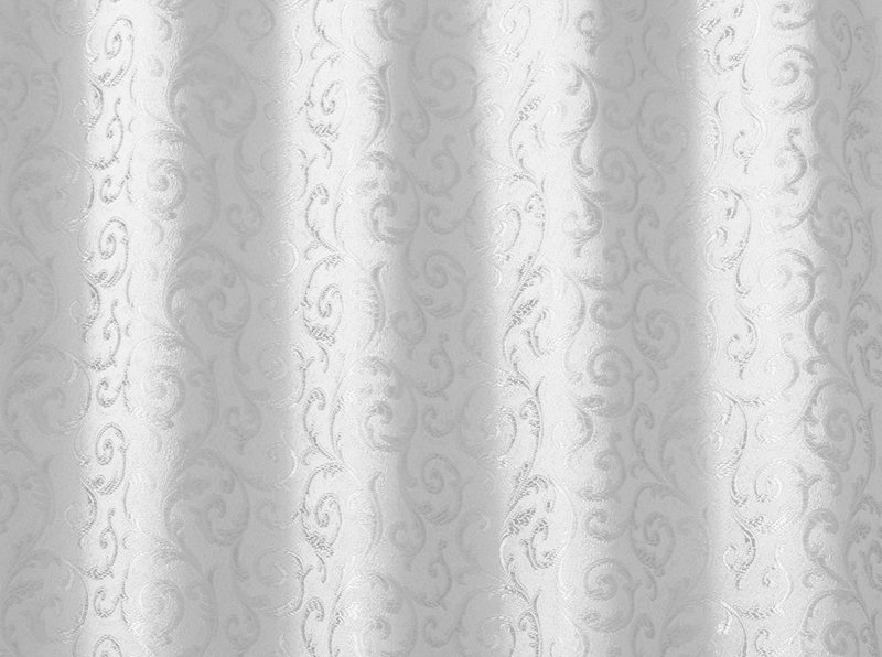 Ткань портьерная белая