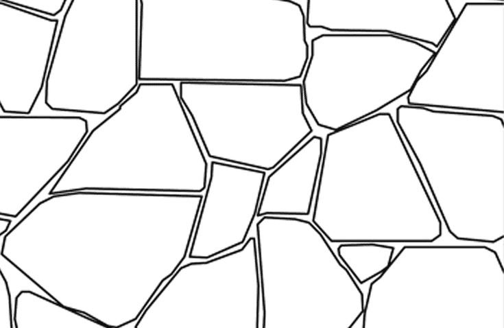 Трафарет каменной кладки